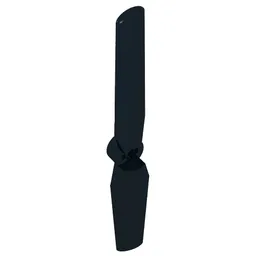 Propeller 2 Blade 9 Diameter / Black