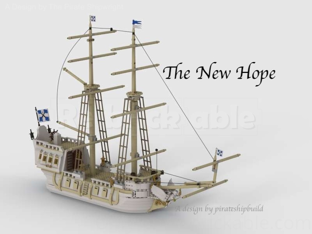 Lego The New Hope | Bluecoat Ship