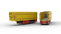 Walking Floor Trailer Full RC with 4 functions (PU)