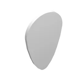 Shield Ovoid [Plain] / White
