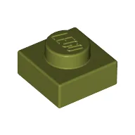 Plate 1 x 1 / Olive Green