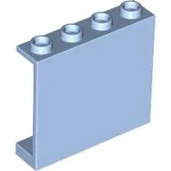 Panel 1 x 4 x 3 [Hollow Studs] / Bright Light Blue