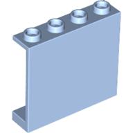 Lego Panel 1 x 4 x 3 [Hollow Studs] / Bright Light Blue