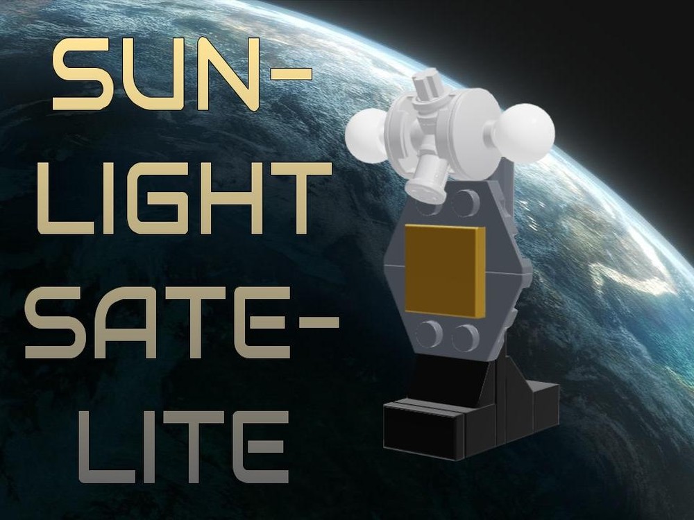 Lego Mini Planet Sunlight Satellite