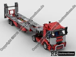 42098 C-Model -> 2 Axle Tractor Unit with Low Loader Semitrailer
