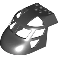 Aircraft Fuselage Curved Forward 6 x 8 Top / Black