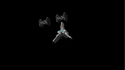 Micro size Imperial shuttle & T.I.E fighters
