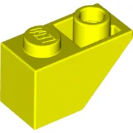 Brick Sloped Inverted 45° 2 x 1 / Vibrant Yellow