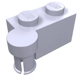Hinge Brick 1 x 4 [Upper] / Light Violet