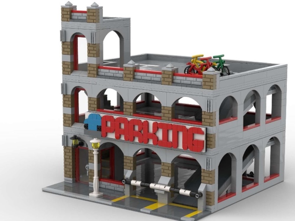 Lego Modular Small Car Parking Garage