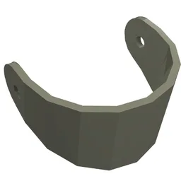 Technic Figure Helmet Visor / Dark Gray