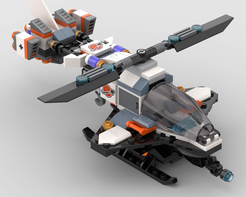 Lego Cosmic Copter (60411 Mod)