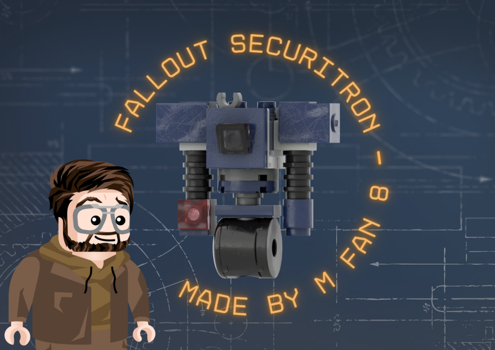 Lego Securitron robot - Fallout game