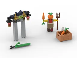 temple monster vs evil bunny and carrot stealing robot