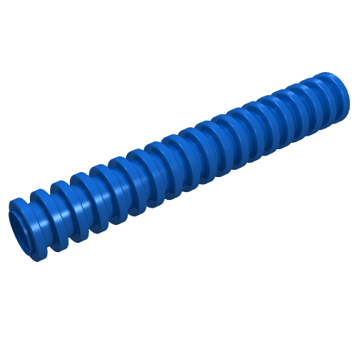 Lego Hose, Ribbed 7mm D. 6L / 4.8cm / Blue