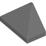 Brick Sloped 45° 2 x 1 Triple with Inside Stud Holder / Dark Bluish Gray