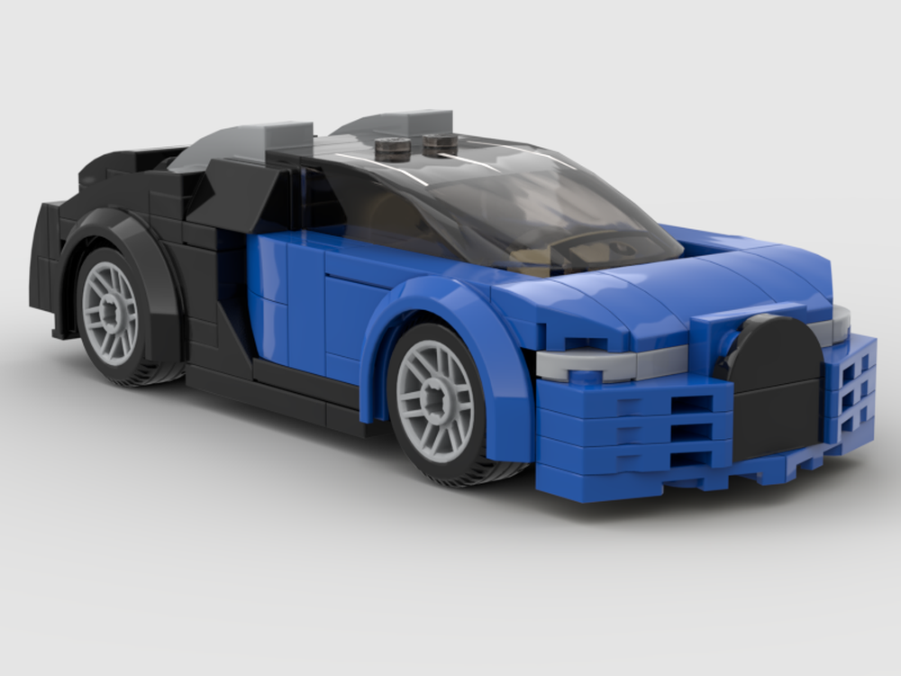 Lego Bugatti Veyron (inspiration from jerrybuildsbricks)