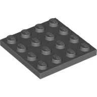 Plate 4 x 4 / Dark Bluish Gray