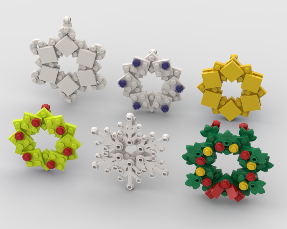 Lego Christmas decoration ornaments