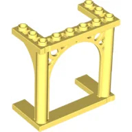 Brick Arch 3 x 6 x 5 Ornamented / Bright Light Yellow