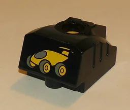 Duplo Toolo MyBot Engine Program Brick with Yellow Car Print