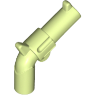 Lego Weapon Gun / Pistol / Revolver Large Barrel, Long Grip / Yellowish Green