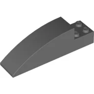 Brick Curved 8 x 2 x 2 / Dark Bluish Gray