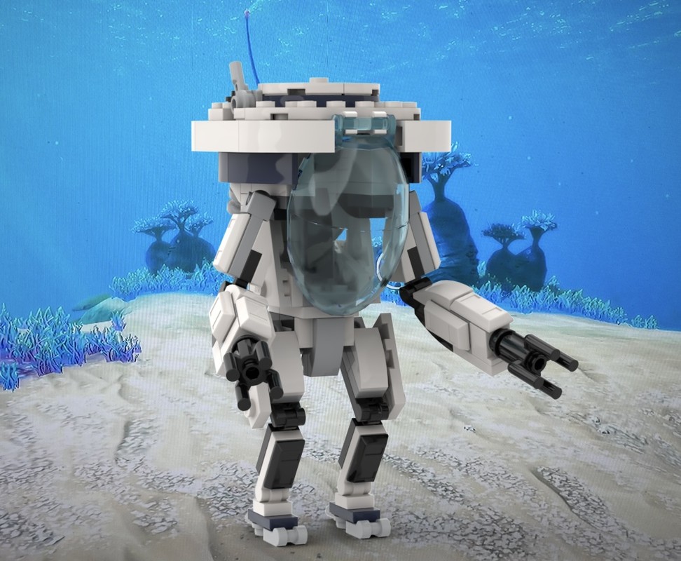 Lego (OLD) P.R.A.W.N Suit (Mk. III) From Subnautica