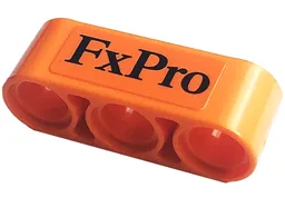 Technic, Liftarm Thick 1 x 3 with Black 'FxPro' Pattern (Sticker) - Set 42141