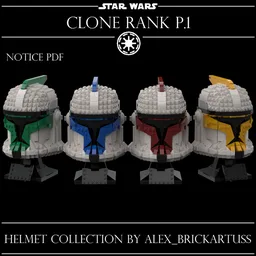 Pack Helmet Clone Rank P.1