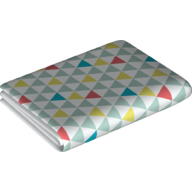 Lego Duplo Blanket 5 x 6, Plush with Triangles Print