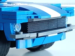Blue Ford Mustang