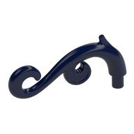 Lego Curled Decorative Ornament / Plant Vine with Bar / Dark Blue