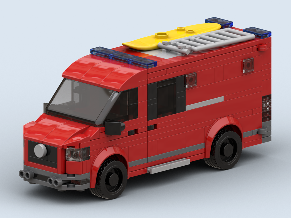 Lego Dutch Fire Water Rescue Van