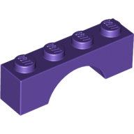 Lego Brick Arch 1 x 4 / Dark Purple
