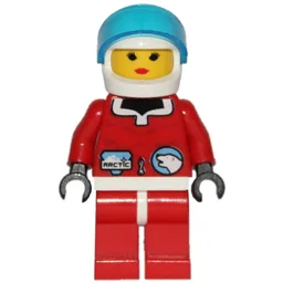 Arctic Crew, Red, Helmet and Visor