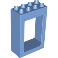 Lego Duplo Door Frame 2 x 4 x 5 / Medium Blue