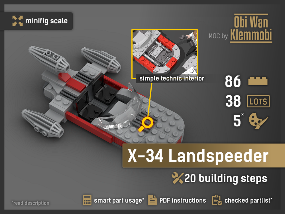 Lego X-34 Landspeeder