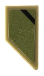 Tile, Modified 1 x 2 Wedge Right with Black Diagonal Stripe Pattern (Sticker) - Set 76923