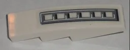 Slope, Curved 4 x 1 with Grille Pattern (Sticker) - Set 5971