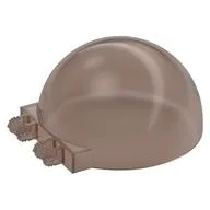 Windscreen 6 x 6 x 3 Canopy Half Sphere with Dual 2 Fingers / Trans-Brown