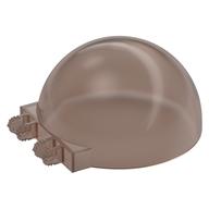 Lego Windscreen 6 x 6 x 3 Canopy Half Sphere with Dual 2 Fingers / Trans-Brown