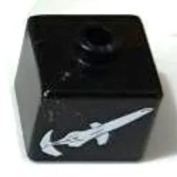 Pen Bead, Square with Sith Infiltrator Print / Black