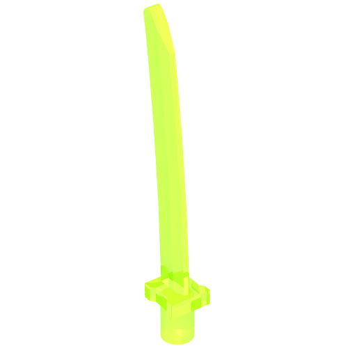 Lego Weapon Sword Blade with Bar, Square Crossguard
