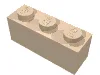 Brick 1 x 3 / Light Nougat