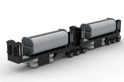 Tank trailer B-double