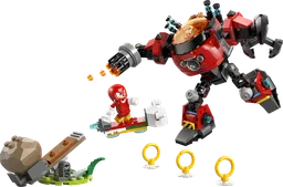 Knuckles vs. Dr. Eggman Egg Crusher Mech