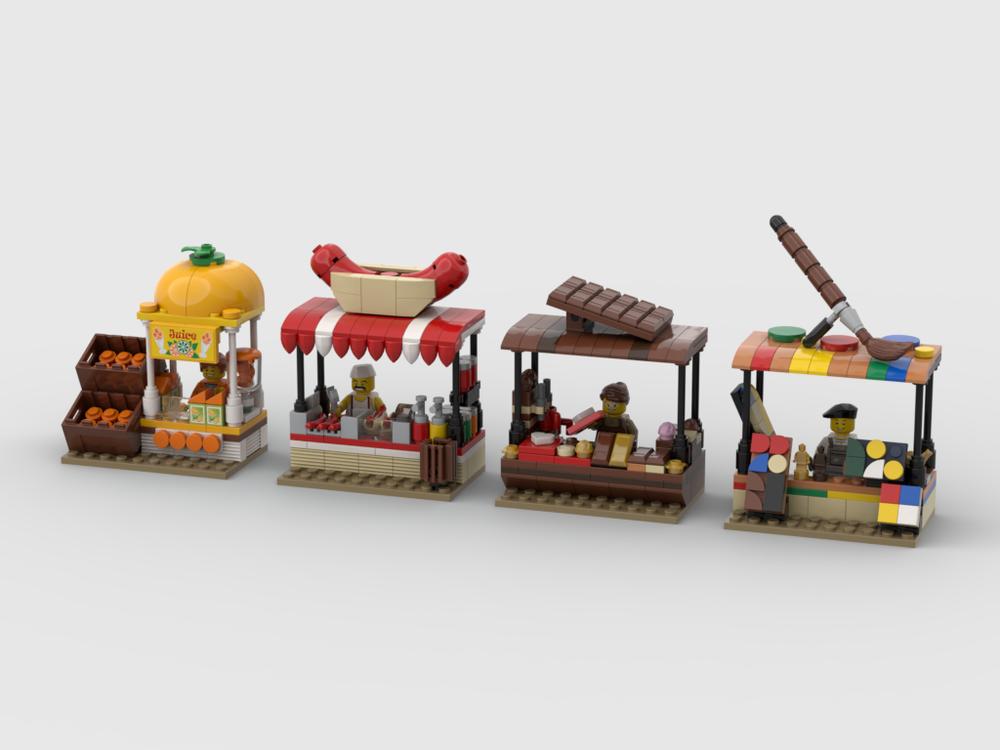 Lego Market Stand Pack #6