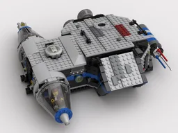 Star Wars style space ship