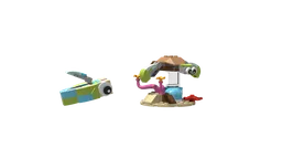 31128 alternate build Fantasy Turtle and Fish